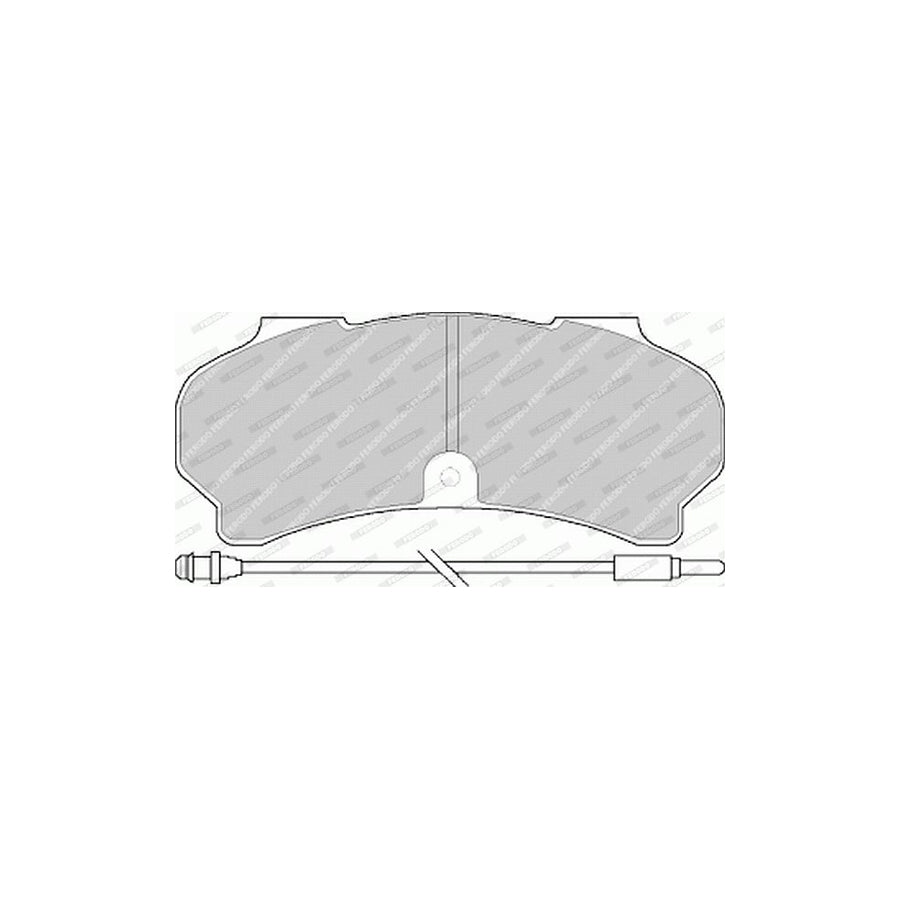 Ferodo Premier Fvr626 Brake Pad Set For Peugeot J9 Incl Wear Warning Contact