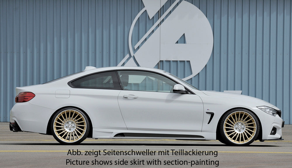 Rieger 00099245 BMW 4 Series F32 F33 Right Side Skirt - Carbon-Look
