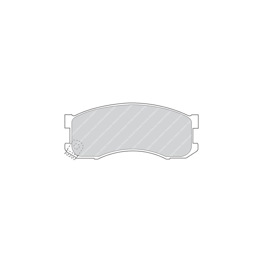 Ferodo Sl Fsl1512 Brake Pad Set Prepared For Wear Indicator