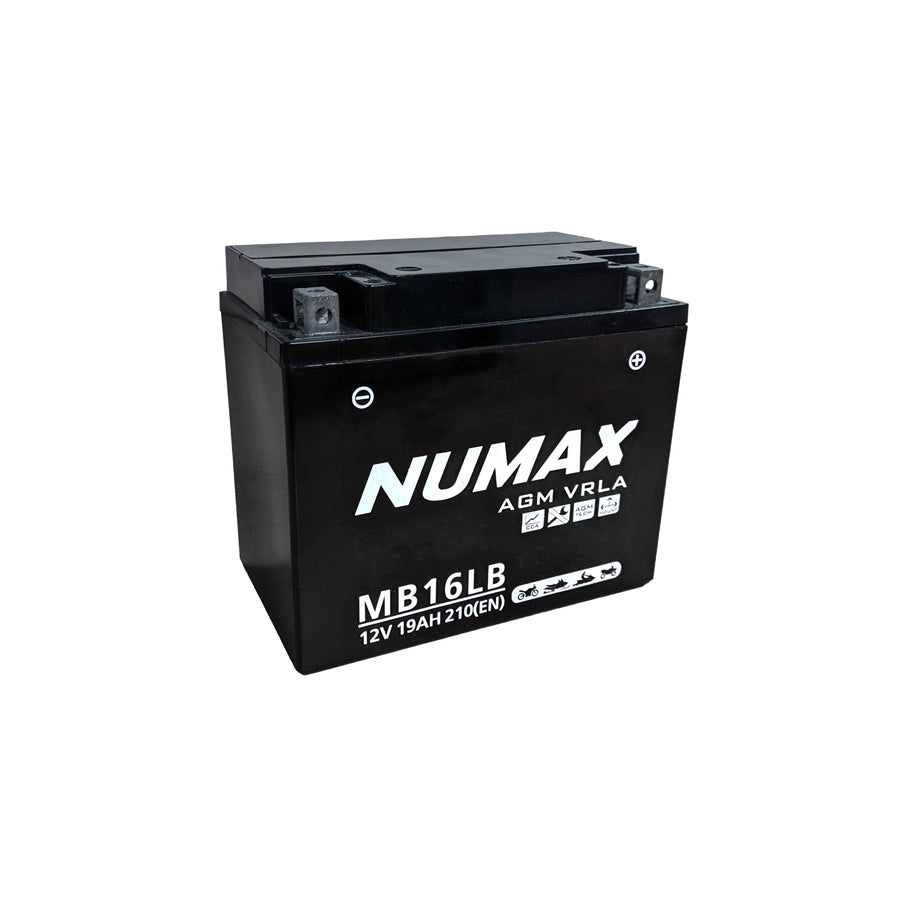 Numax NTS16LB AGM VRLA Motorcycle Battery 12V 19Ah YB16L-B MB16LB