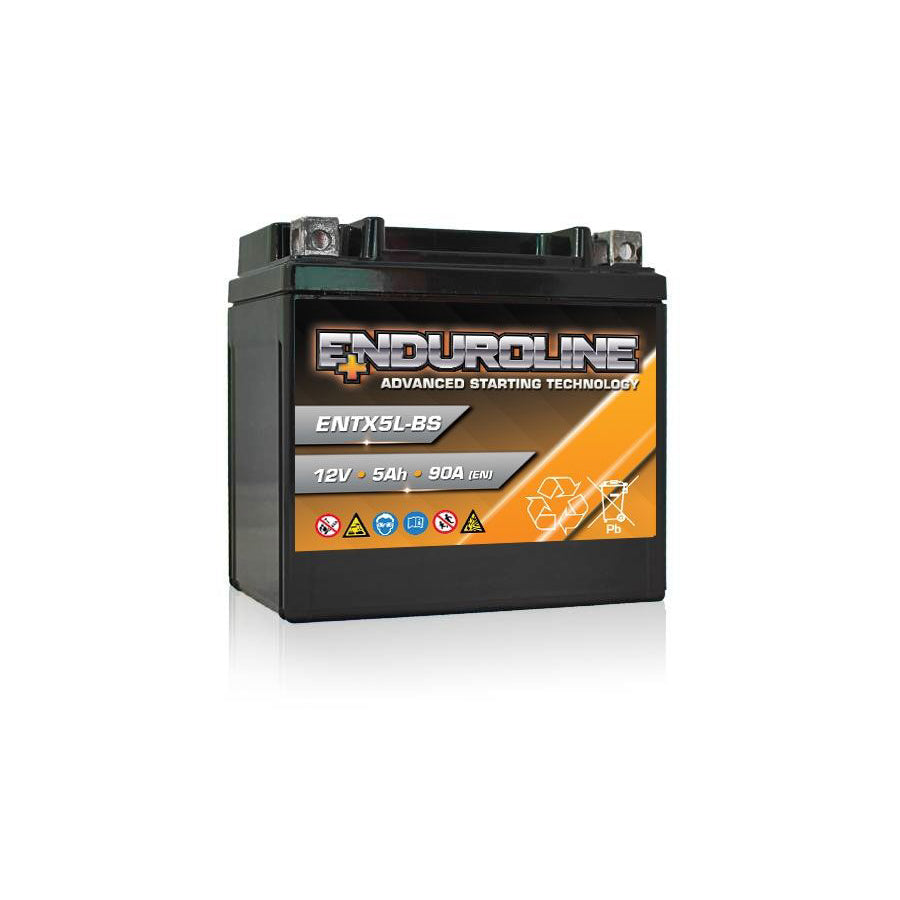 Enduroline ENTX5L-BS Advanced Motorcycle Battery 12V 5Ah