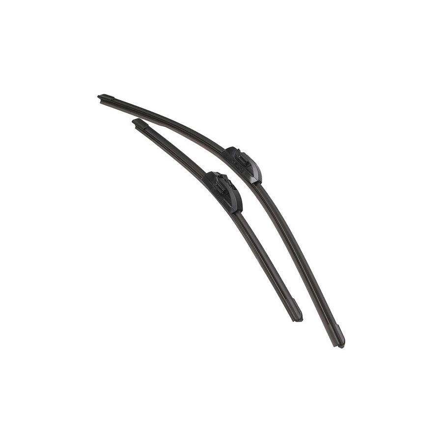 Bosch Retrofit Flat Wiper Blade Set Ar652S With Spray Nozzle Front