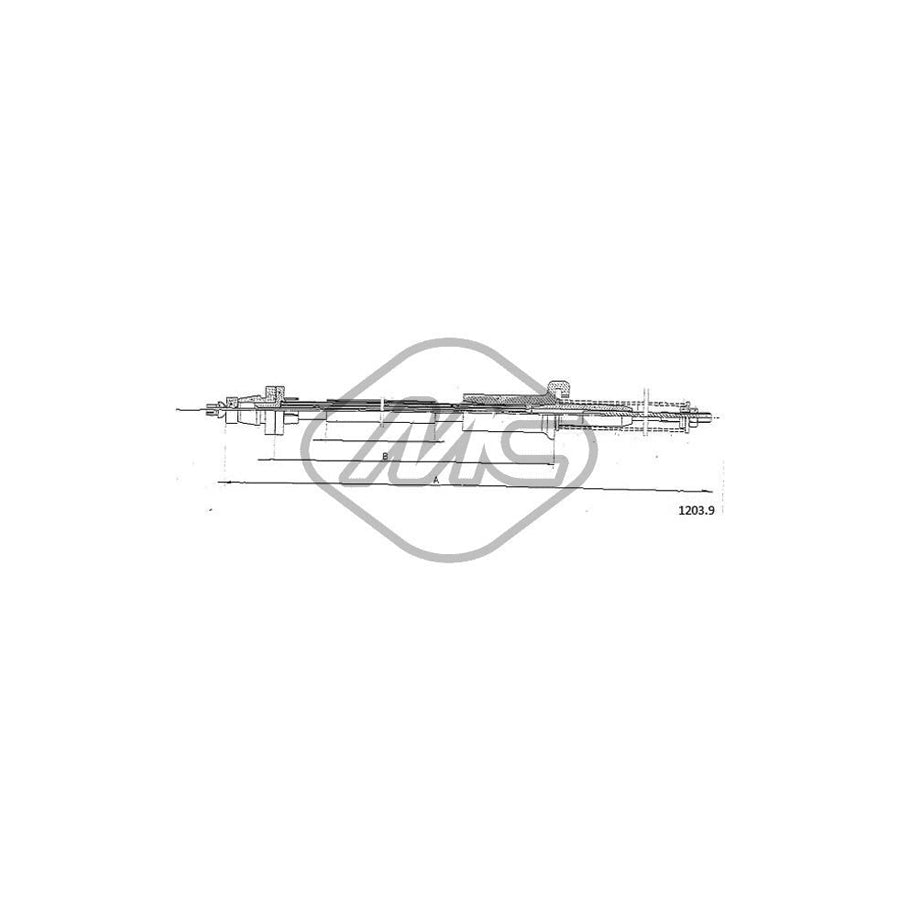 Metalcaucho 81442 Throttle Cable | Duco Car Parts UK Car Parts