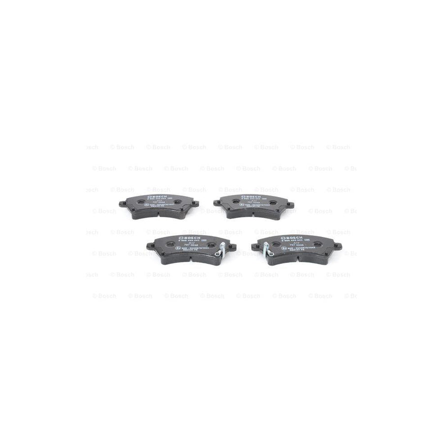 Bosch 0986495243 Brake Pad Set For Toyota Corolla With Acoustic Wear Warning With Anti Squeak Plate BP1541