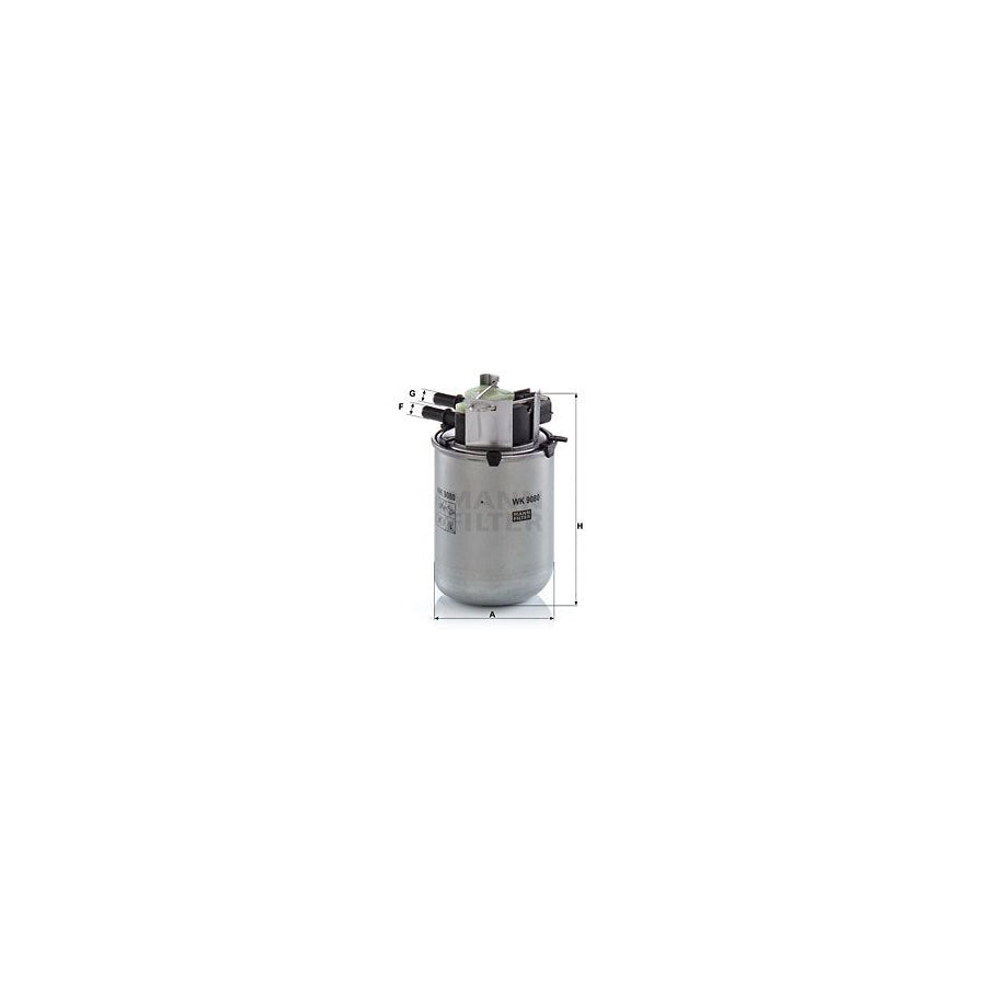 MANN-FILTER WK 9080 Fuel filter In-Line Filter
