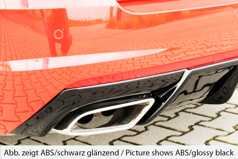 Rieger 00099257 Skoda 5E Octavia RS Rear Diffuser - Carbon-Look