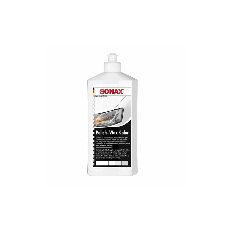 Sonax Polish + Wax COLOR White 250ml | ML Performance Car Care