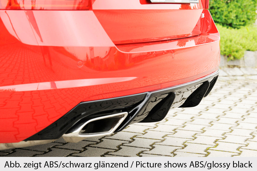 Rieger 00099257 Skoda 5E Octavia RS Rear Diffuser - Carbon-Look