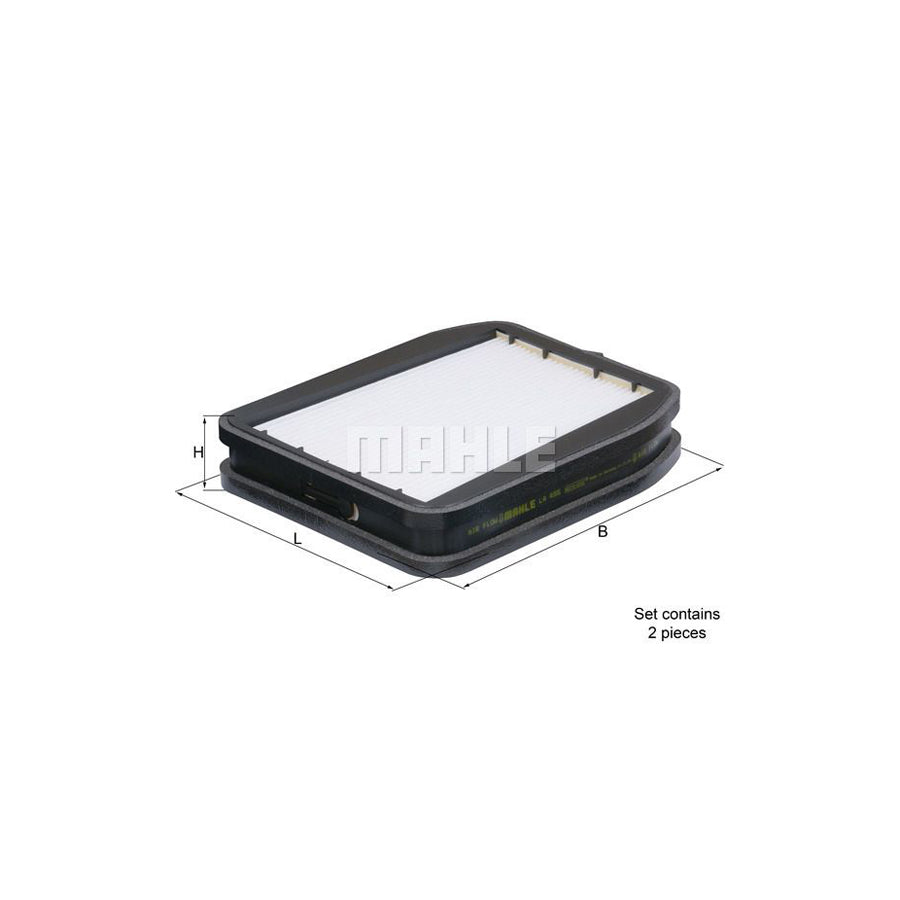 MAHLE ORIGINAL LA 455/S Pollen filter suitable for MERCEDES-BENZ E-Class Particulate Filter