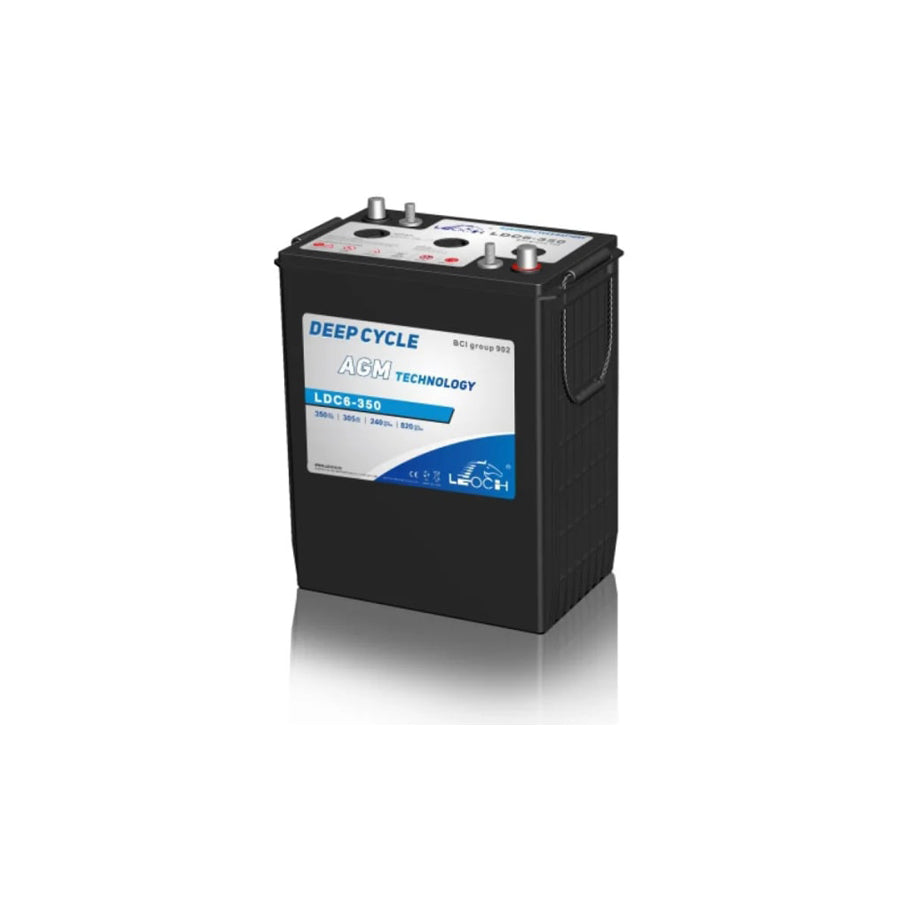 Leoch 6V 350Ah Deep Cycle AGM Battery - LDC6-350