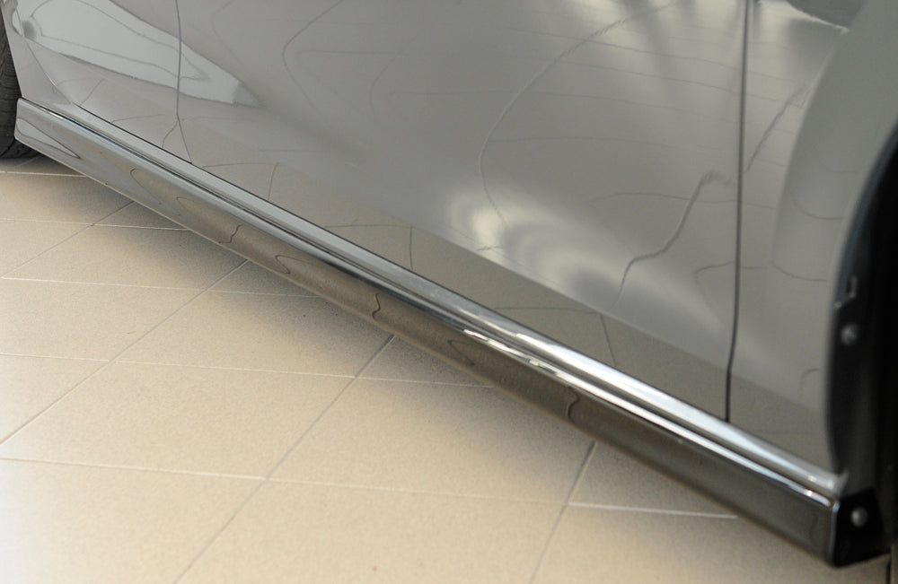 Rieger 00088206 VW Mk8 Golf Right Side Skirt (GTI, GTD & GTE) - Glossy Black