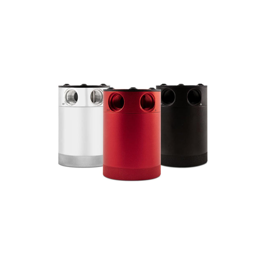 Mishimoto Universal Compact Baffled Oil Catch Can, 2-Port