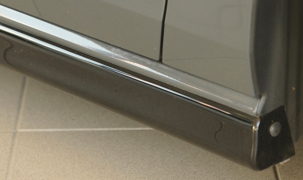 Rieger 00088206 VW Mk8 Golf Right Side Skirt (GTI, GTD & GTE) - Glossy Black