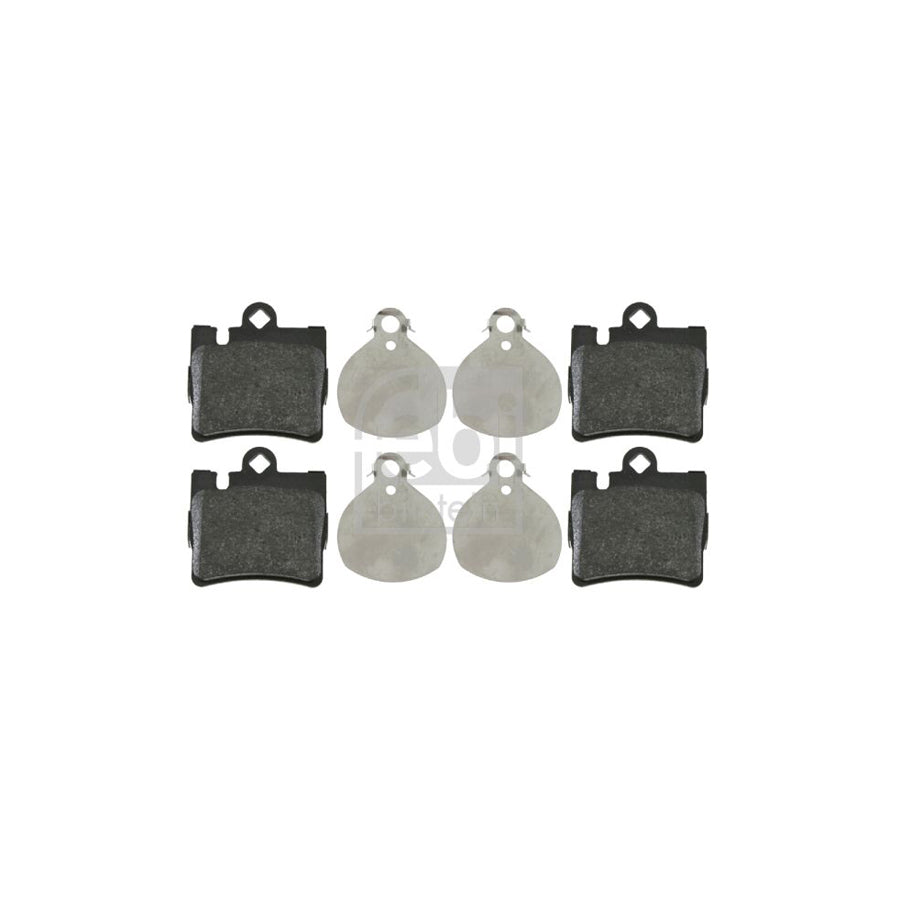 Febi Bilstein 16438 Brake Pad Set Suitable For Mercedes Benz S Class Rear Axle Prepared For Wear Indicator With Attachment Material
