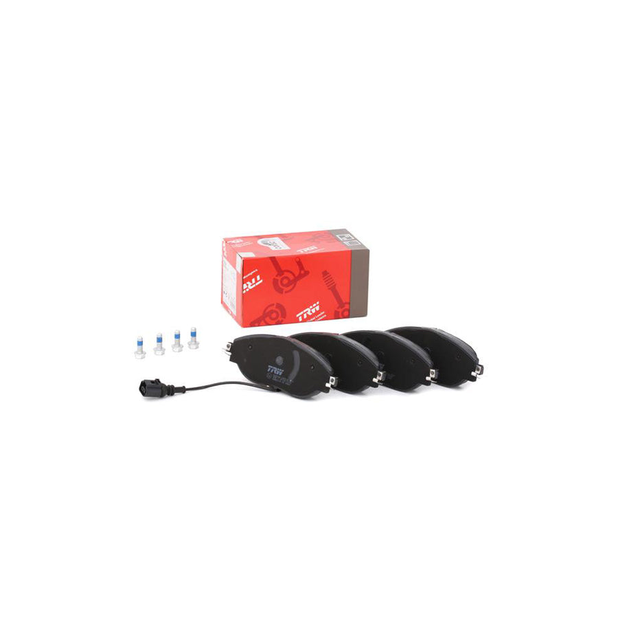 TRW Gdb2114 Brake Pad Set Incl Wear Warning Contact With Brake Caliper Screws With Accessories