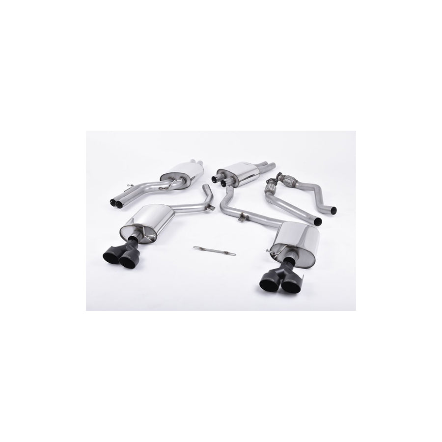 MillTek Audi B8 Resonated Cat-Back Exhaust (S4 & S5)