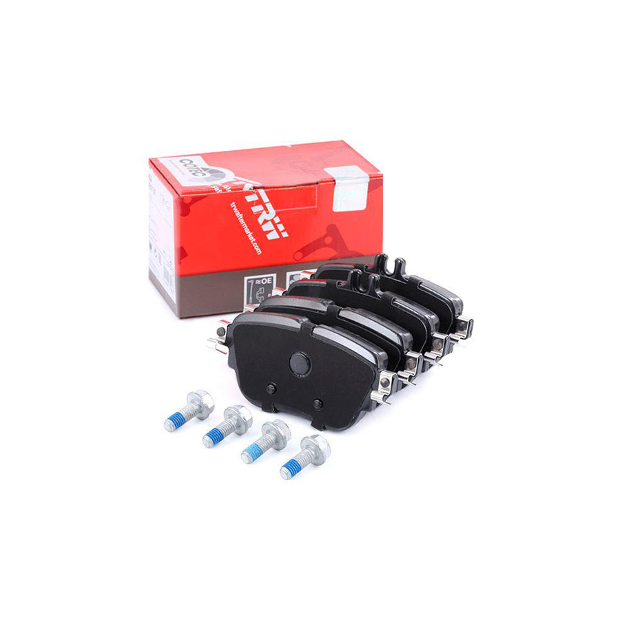 TRW Gdb2155 Brake Pad Set Prepared For Wear Indicator With Brake Caliper Screws With Accessories