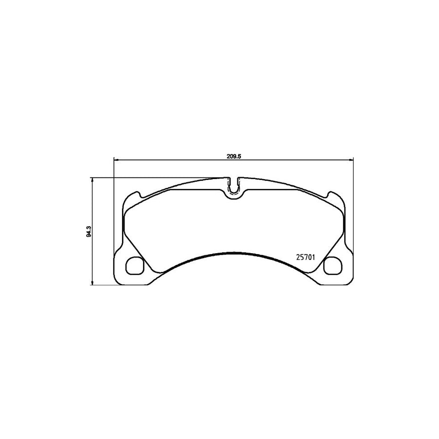 Hella 8DB 355 021 191 Brake Pad Set Prepared For Wear Indicator With Accessories