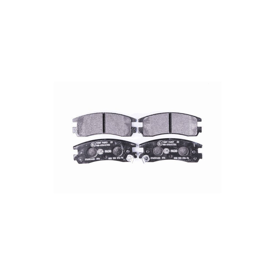 Hella 8DB 355 016 961 Brake Pad Set With Acoustic Wear Warning
