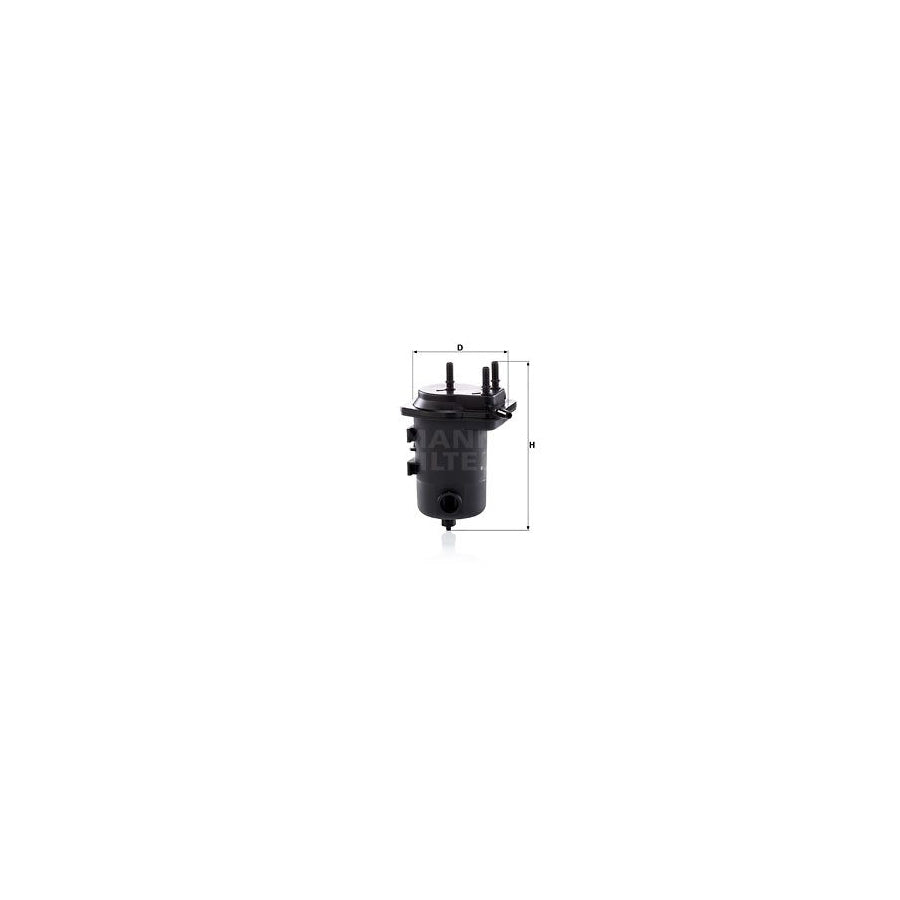 MANN-FILTER WK 939/8 x Fuel filter with seal