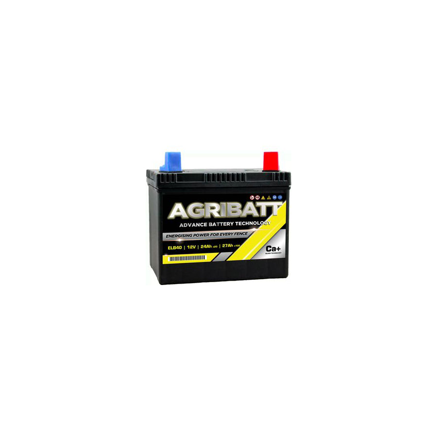 AgriBatt ELB40 Heavy Duty Electric Fence Battery 12V 27Ah c100