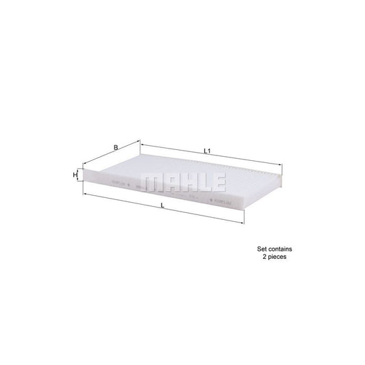 MAHLE ORIGINAL LA 468/S Pollen filter Particulate Filter