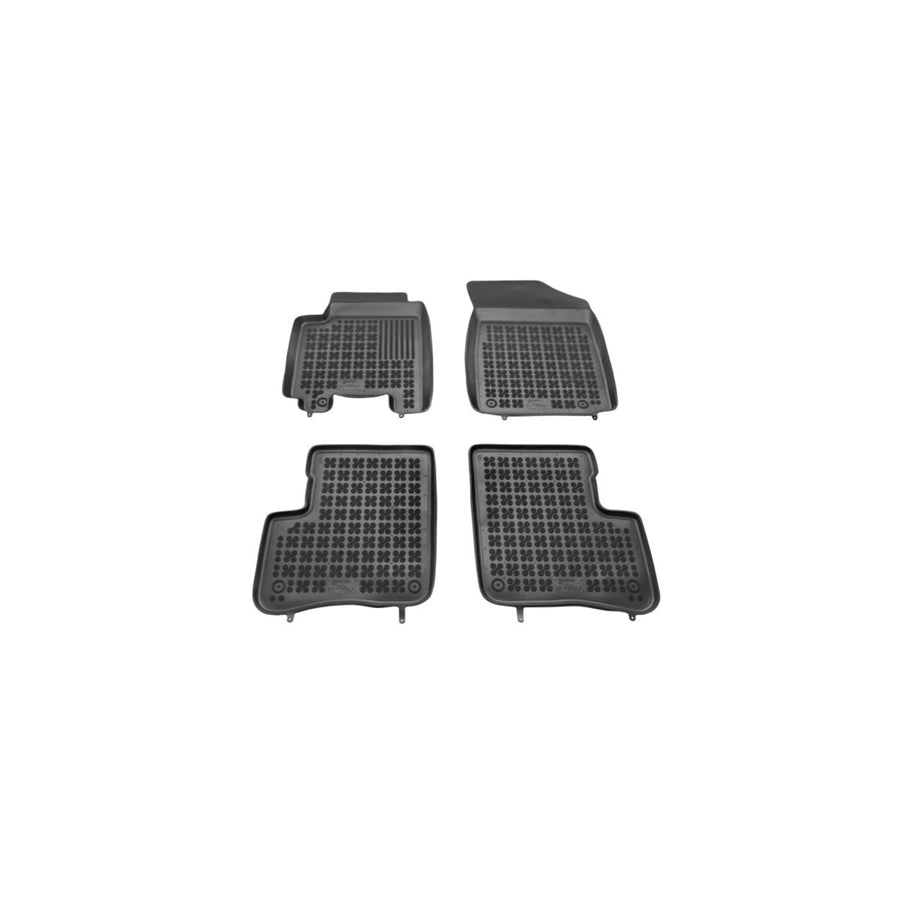 REZAW PLAST Tailored 201408 Floor mat set for TOYOTA Yaris I Hatchback (P1) Elastomer, Front and Rear, Quantity: 4, Black