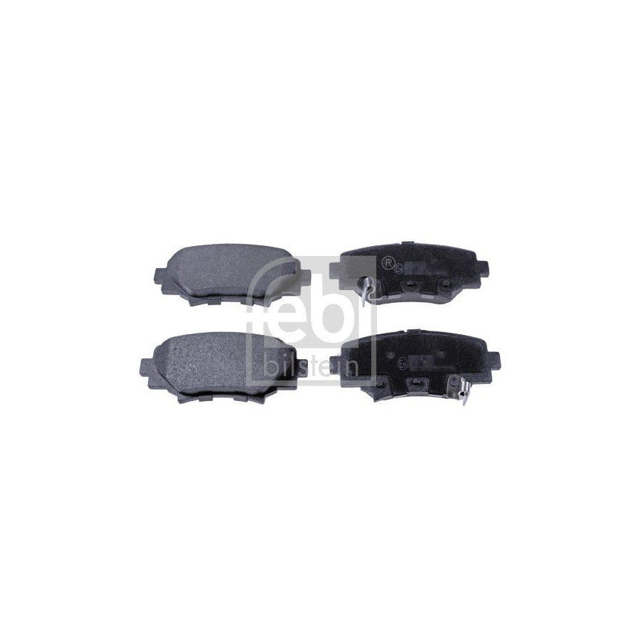 Febi Bilstein 116360 Brake Pad Set For Mazda 3 Rear Axle With Acoustic Wear Warning
