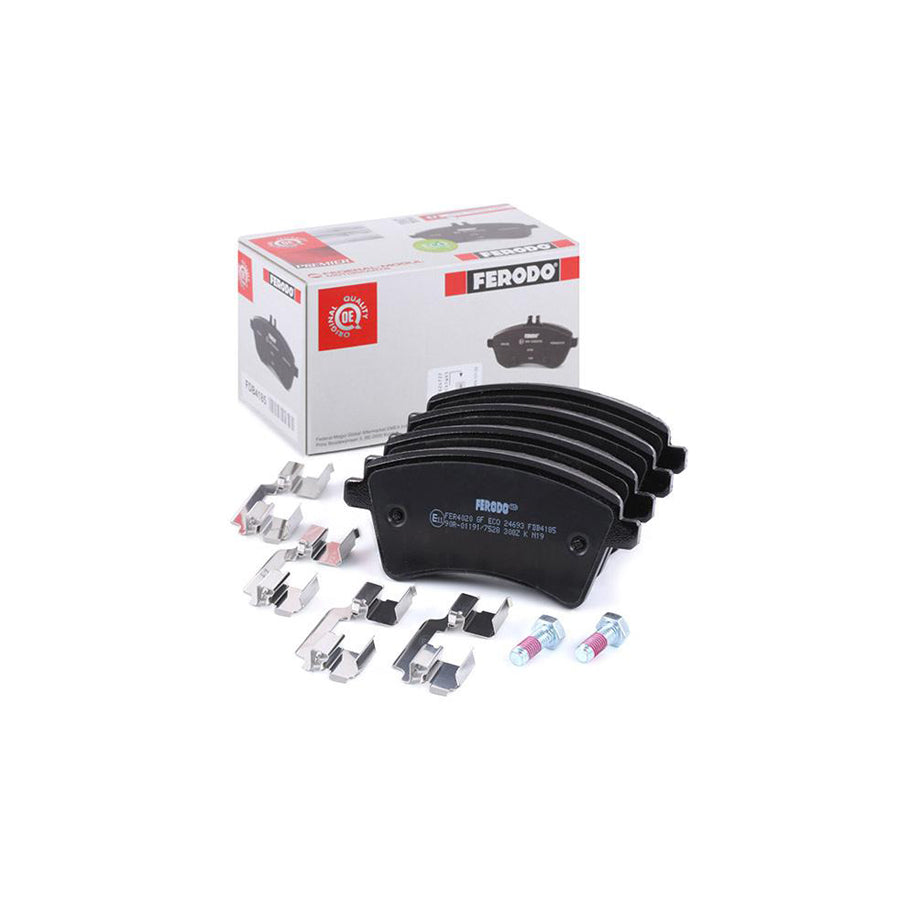 Ferodo Premier Eco Friction Fdb4185 Brake Pad Set Not Prepared For Wear Indicator With Brake Caliper Screws With Accessories