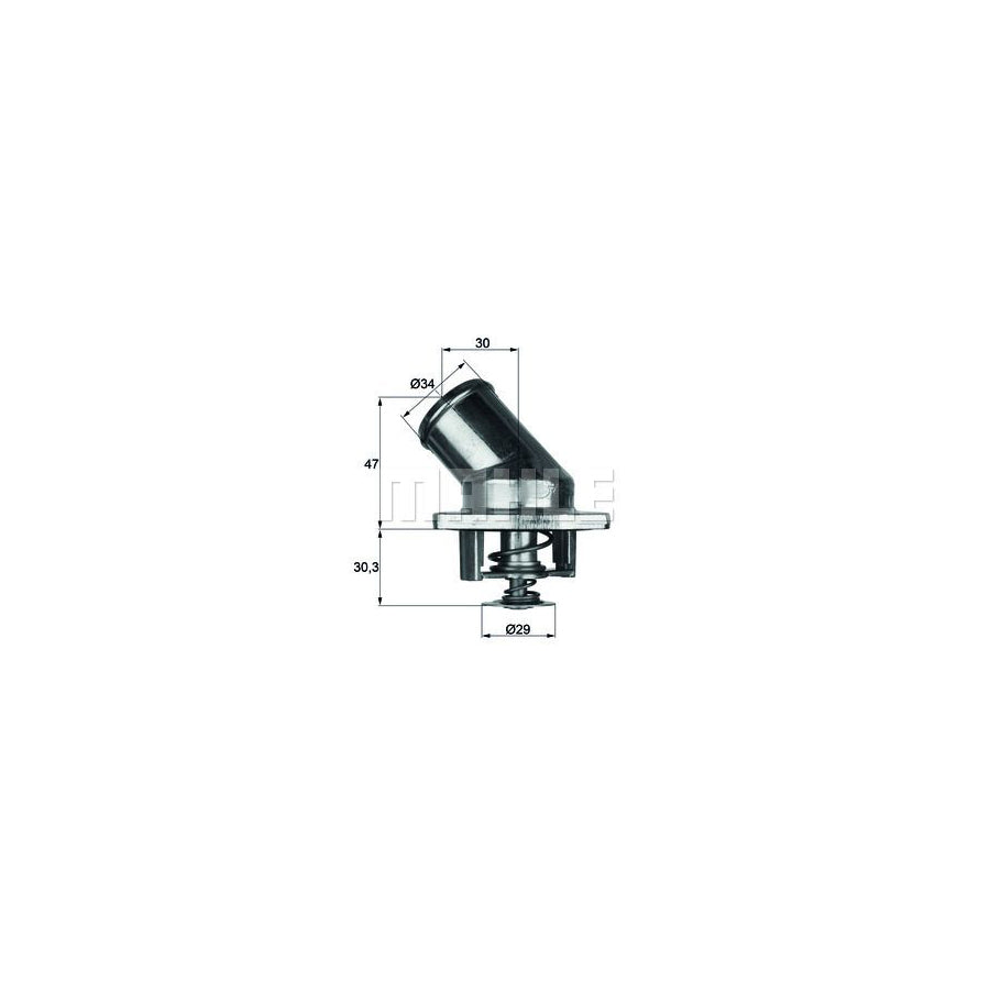 MAHLE ORIGINAL TI 23 80 Engine thermostat Opening Temperature: 80°C, with seal
