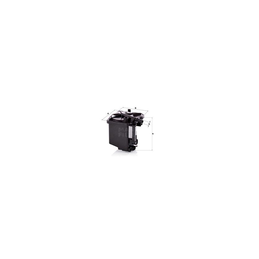 MANN-FILTER WK 939/2 z Fuel filter with seal