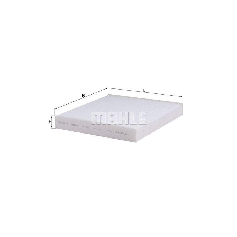 MAHLE ORIGINAL LA 462 Pollen filter Particulate Filter