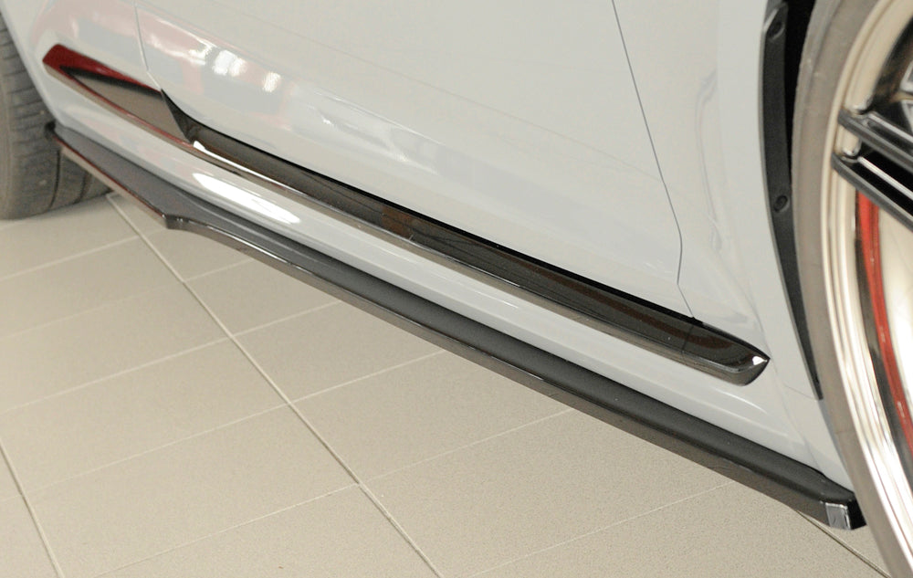 Rieger 00088208 Audi B9 F5 RS5 Right Side Skirt Splitter - Glossy Black