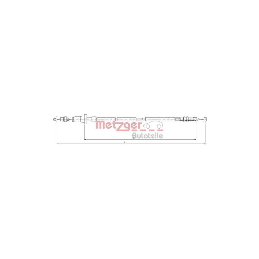 METZGER 10.0102 Throttle Cable | Duco Car Parts UK Car Parts