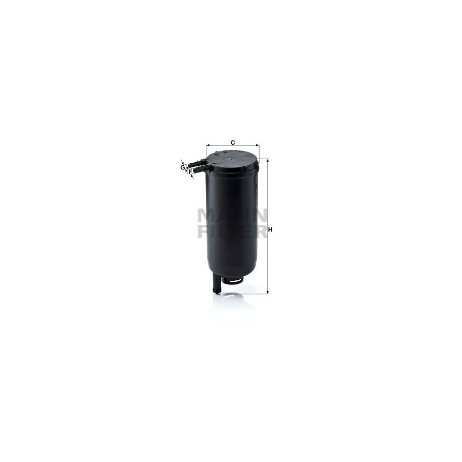MANN-FILTER WK 939/14 x Fuel filter with seal