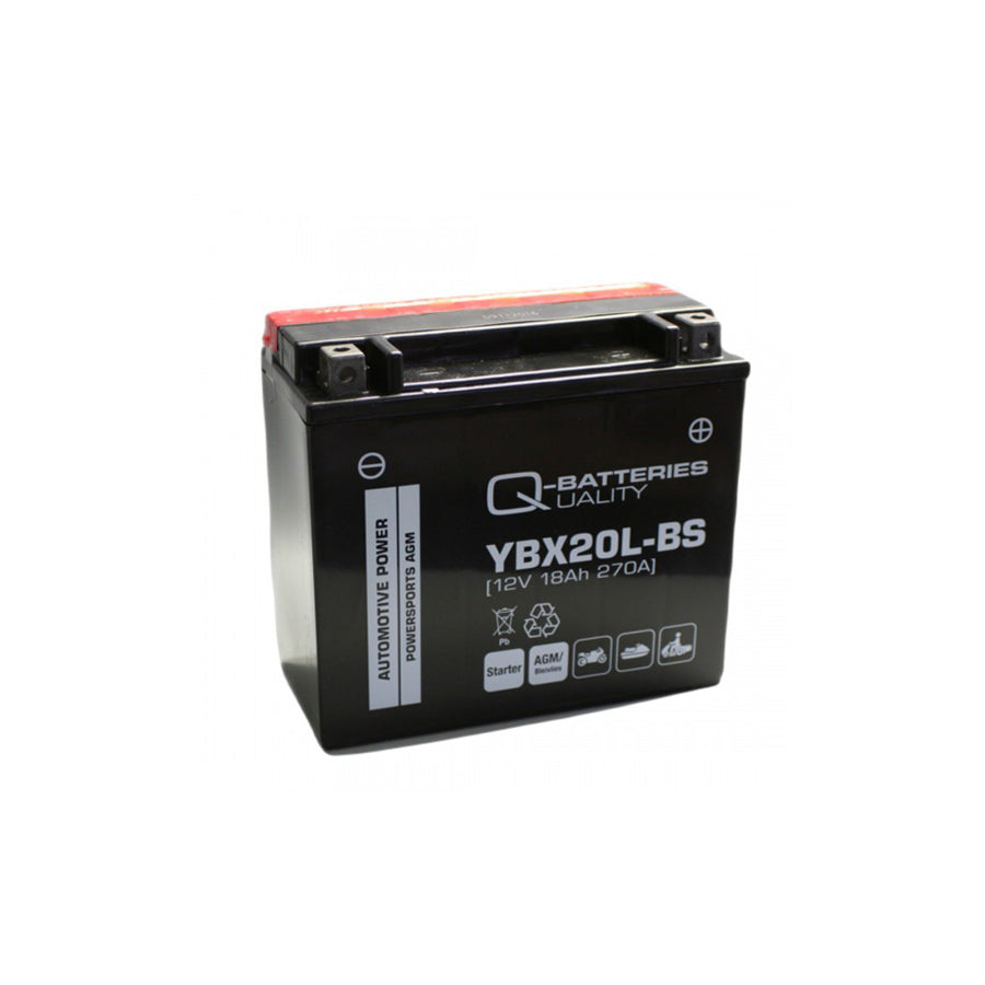 Q-Batteries Motorcycle battery YBX20LBS 51822 AGM 12V 18Ah 270A