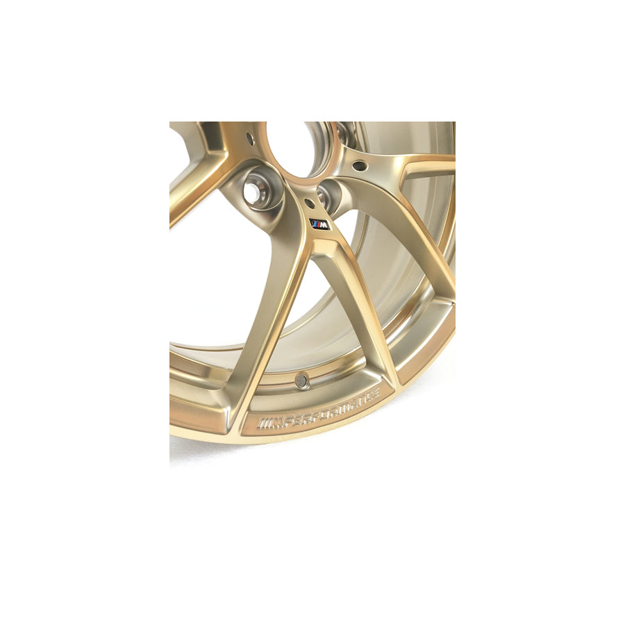 Genuine BMW 36118097288 F87 M Performance Frozen Gold 19" Y-spoke 763M Rear Wheel (M2 & M2 Competition)