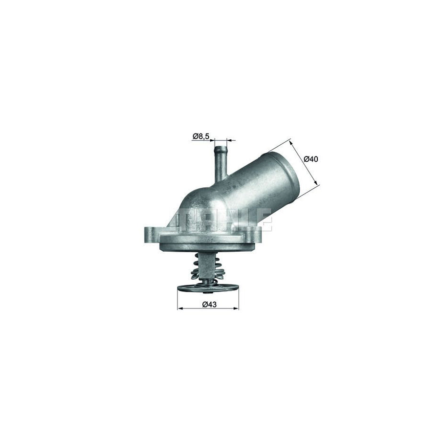 MAHLE ORIGINAL TI 209 87D Engine thermostat Opening Temperature: 87°C, with seal