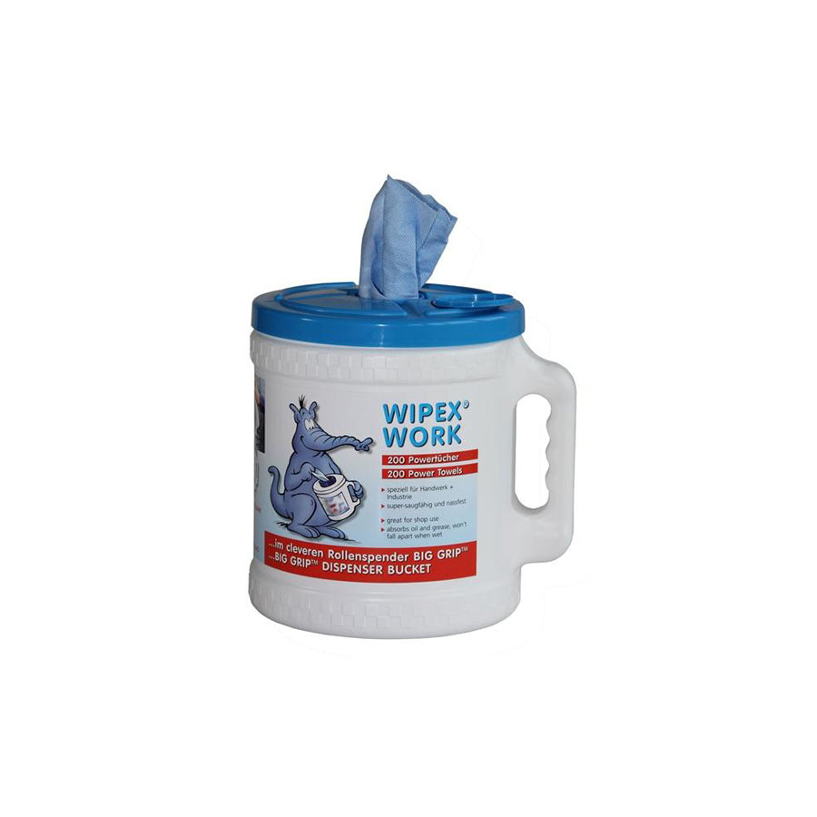 NORDVLIES Wipex, Work 55206E Car cleaning cloths Dispenser Box, Width: 38cm, Material: Nonwovens, Length: 24cm, Quantity: 200