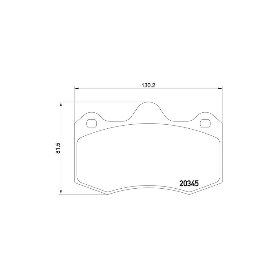 Brembo P 47 001 Brake Pad Set For Lotus Evora Coupe Excl Wear Warning Contact Without Accessories