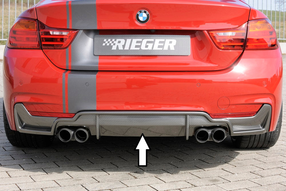 Rieger 00099263 BMW 4 Series F32 F33 F36 Rear Diffuser