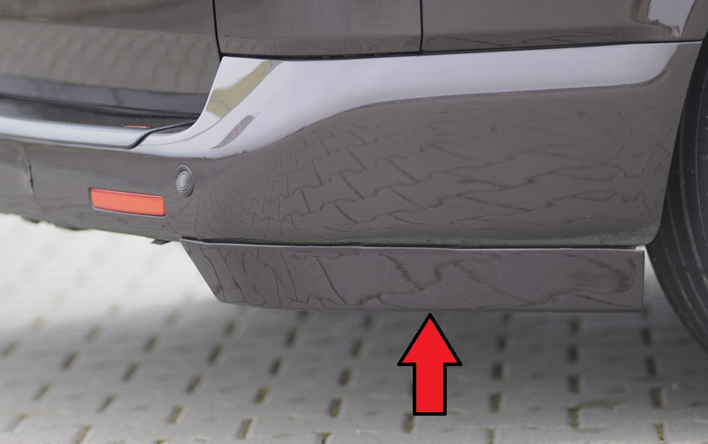 Rieger 00059254 VW T5 Right Rear Diffuser