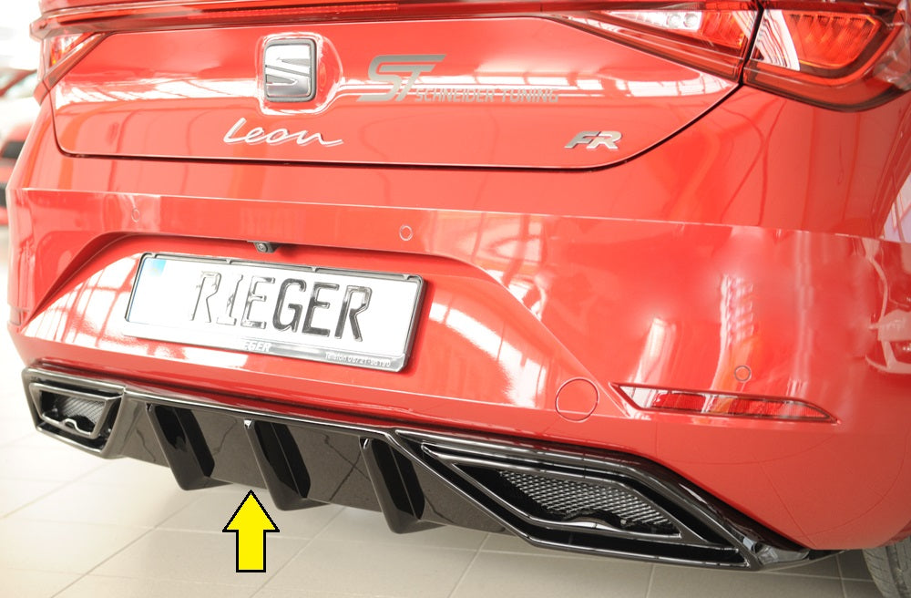 Rieger 00088210 SEAT Leon KL Rear Diffuser