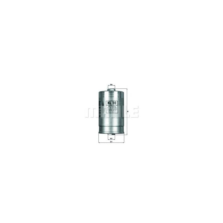 MAHLE ORIGINAL KL 10 Fuel filter In-Line Filter