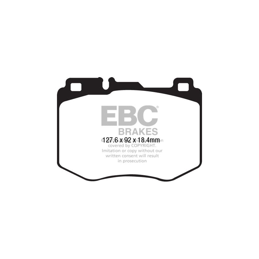 EBC Mercedes-Benz W/S/C205 C257 W/S213 A/C238 Redstuff Sport Front Brake Pads - Brembo Caliper (Inc. C400, E300, CLS350 & GLS300d) (Pair)
