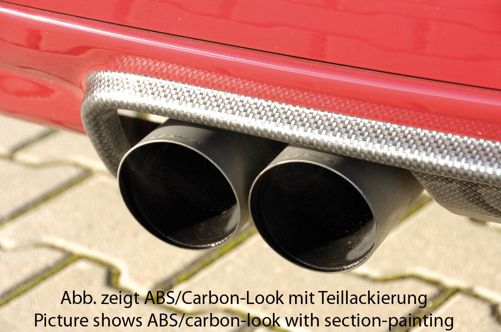 Rieger 00050241 BMW 3 Series E46 M3 Rear Diffuser - Matte Black