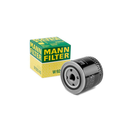 MANN-FILTER W 920/45 Oil Filter Spin-on Filter, with one anti-return valve