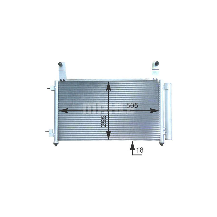MAHLE ORIGINAL AC 435 000S Air conditioning condenser with dryer