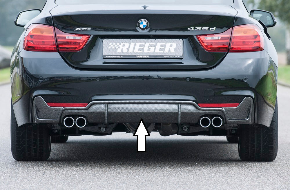 Rieger 00099268 BMW 4 Series F32 F33 F36 Rear Diffuser