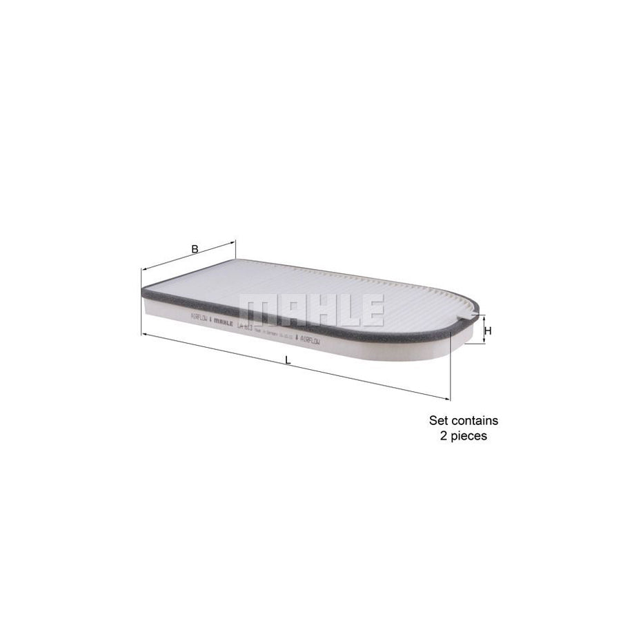 MAHLE ORIGINAL LA 613/S Pollen filter Particulate Filter